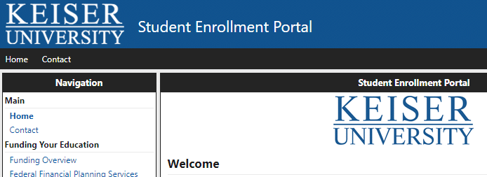 Keiser University Student Portal