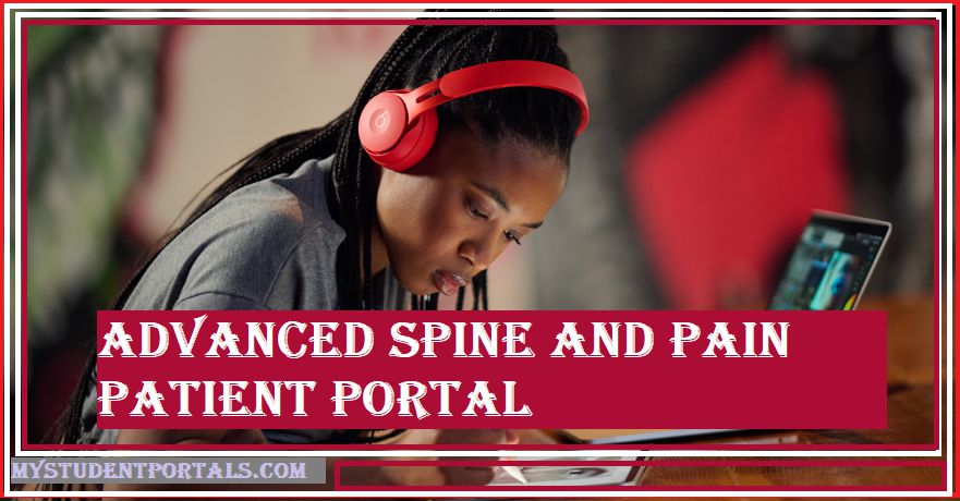 Advanced spine and pain patient portal