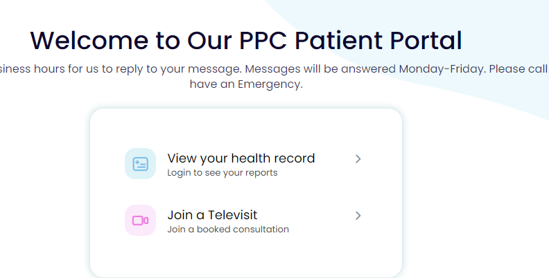 PPC Patient Portal