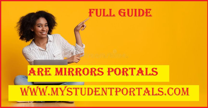 Are mirrors portals